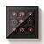 Caixa 9 Doces Quadrada Preto com Tampa Cristal - 10 unidades - 13x13x4cm - Cromus Profissional - Imagem 1