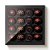 Caixa 16 Doces Quadrada Preto com Tampa Cristal - 10 unidades - 16,8x16,8x4cm - Cromus Profissional - Imagem 1