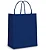 Sacola de Papel G 32x26,5x13cm - Azul Marinho - Fundo Largo - 10 unidades - Cromus - Rizzo - Imagem 1