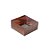 Caixa com Tampa Transparente PVC Nº 3 Marrom - 12cm x 4,5cm x 3,5cm - 10 unidades Assk Rizzo Confeitaria - Imagem 1