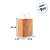 Sacola de Papel M 28,5x24x12cm - Kraft Delivery - 50 unidades - Cromus - Rizzo - Imagem 2