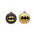 Bola Batman Sortido Preto/Dourado 6cm - 6 unidades - Cromus - Rizzo - Imagem 1