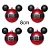 Kit Bolas Roupa Mickey 8cm - 04 unidades Natal Disney - Cromus - Rizzo - Imagem 5