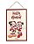 Quadro de Madeira Mickey e Miniie Feliz Natal 40cm - 01 unidade - Natal Disney - Cromus - Rizzo - Imagem 1