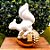 Esquilo decorativo 12cm - 01 unidade - Cromus Natal - Rizzo - Imagem 1