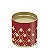 Lata para Bombons Vermelho Detalhes Ouro P - 8,5x7,5cm - 01 unidade - Cromus - Rizzo Embalagens - Imagem 1