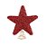 Ponteira De Árvore Estrela Vermelho - 18cm - 1 unidade - 1 unidade - Cromus - Rizzo - Imagem 1