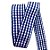 Fita Xadrez Azul Royal e Branco - Ref. 7806/25P - 10m x 35mm  - 1 unidade - Rizzo - Imagem 2