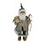 Papai Noel Decorativo em Pé - Azul/Dourado - 60cm - 1 unidade - Rizzo - Imagem 1