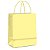 Sacola de Papel P 21,5x15x8cm - Amarelo Bebê - Embalagem Econômica - 10 unidades - Cromus - Rizzo - Imagem 1