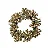 Mini Guirlanda Ouro Glitter G - 01 unidade - Cromus Natal - Rizzo - Imagem 1