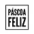 Carimbo Artesanal Páscoa Feliz - G - 6,0x6,5cm - Cod.RI-077 - Rizzo Confeitaria - Imagem 1
