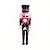 Boneco Soldado Quebra Nozes de Madeira EN031-36 - 37cm - 1 unidade - Global Master - Rizzo - Imagem 1