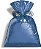 Saco Metalizado Azul 10x14cm - 50 unidades - Cromus - Imagem 1