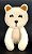 Urso Bichinhos Baby em Feltro - 01 unidade - Pé de Pano - Rizzo Embalagens - Imagem 1