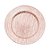 Sousplat Listras Trabalhadas Rose Gold 33cm - 01 unidade - Cromus Natal - Rizzo - Imagem 1