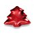 Sousplat Pinheiro Vermelho P 21cm - 01 unidade - Cromus Natal - Rizzo - Imagem 1