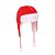 Touca Natalina com PomPom Vermelho e Branco - 01 unidade - Cromus Natal - Rizzo - Imagem 1