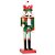 Soldado de Chumbo de Madeira Vermelho e Verde com Lança 25cm - 01 unidade - Cromus Natal - Rizzo - Imagem 1