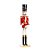 Soldado de Chumbo de Madeira com Tambor 30cm - 01 unidade - Cromus Natal - Rizzo - Imagem 1