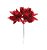 Pick Pinha Vermelho com Glitter 20cm- 01 unidade - Cromus Natal - Rizzo - Imagem 1