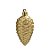 Enfeite para Pendurar Pinhas Ouro 8cm - 06 unidades - Cromus Natal - Rizzo - Imagem 1
