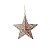 Enfeite para Pendurar Estrela Rose Gold Tam P 20cm - 01 unidade - Cromus Natal - Rizzo - Imagem 1
