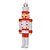 Enfeite para Pendurar Boneco de Chumbo Branco - 03 unidades - Cromus Natal - Rizzo - Imagem 1