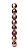 Bolas em Tubo Rose Gold 5cm - 08 unidades - Cromus Natal - Rizzo - Imagem 1