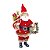 Noel com Guirlanda Vermelho  30cm - 01 unidade - Cromus Natal - Rizzo - Imagem 1