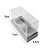 Caixa Mini Cupcake com Tampa Transparente 2 Cavidades (11cm x 9cm x 5,5cm) Branca 10 unidades Assk Rizzo Confeitaria - Imagem 2