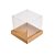 Caixa para Panetone 250g (12cm x 12cm x 12cm) Kraft  05 unidades Assk - Imagem 1
