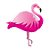 Balão de Festa Microfoil 46" 117cm - Flamingo Rosa - 01 Unidade - Qualatex - Imagem 1