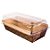 Forma Forneável p Bolo Inglês Com Tampa 250g 5 unidades Marrom Ecopack Rizzo Confeitaria - Imagem 1