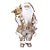 Noel Roupa Nude com Presente 62cm - 01 unidade - Cromus Natal - Rizzo - Imagem 1