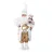 Noel Decorativo com Urso Branco e Ouro 82cm - 01 unidade - Cromus Natal - Rizzo - Imagem 1