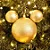 Kit Bola Mickey Verde e Ouro Glitter 6cm - 06 unidades - Natal Disney - Cromus - Rizzo - Imagem 4