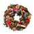 Guirlanda Decorada Pinha e Estrela Verde 30cm - 01 unidade - Cromus Natal - Rizzo - Imagem 1