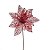 Flor Pétalas Vazadas e Miolo Berry Vermelho 19cm - 01 unidade - Cromus Natal - Rizzo - Imagem 1