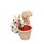 Esquilo Sentado com Cachepot 18cm - 01 unidade - Cromus Natal - Rizzo - Imagem 1
