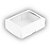 Caixa 10 Doces com Visor S2 (10cm x 13,5cm x 4cm) Branca 10 unidades Assk - Imagem 1