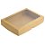 Caixa com Visor S5 (16cm x 22cm x 4cm) Kraft 10 unidades Assk Rizzo Embalagens - Imagem 1