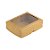 Caixa com Visor S19 (8,5cm x 12,5cm x 3,5cm) Kraft 10 unidades - Imagem 1