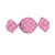 Papel Trufa 14,5x15,5cm - Renda Pink - 100 unidades - Cromus - Imagem 1