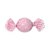 Papel Trufa 14,5x15,5cm - Poa Double Face Rosa - 100 unidades - Cromus - Imagem 1