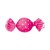 Papel Trufa 14,5x15,5cm - Poa Double Face Pink - 100 unidades - Cromus - Imagem 1