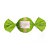 Papel Trufa 14,5x15,5cm - Petit Poa Verde Ouro - 100 unidades - Cromus - Imagem 1