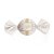 Papel Trufa 14,5x15,5cm - Petit Poa Branco Ouro - 100 unidades - Cromus - Imagem 1