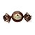 Papel Trufa 14,5x15,5cm - Petit Gateau - 100 unidades - Cromus - Imagem 1
