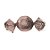 Papel Trufa 14,5x15,5cm - Metalizado Rose Gold - 100 unidades - Cromus - Imagem 1